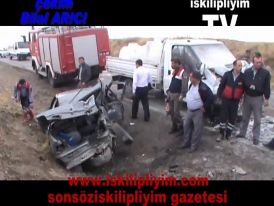iskilip çorum yolunda trafik kazası