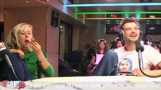Le personnage du vieux pète un câble sur NRJ - C'Cauet sur NRJ
