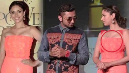 Honey Singh Stares At Aditi Rao Hydari's Cleavage !