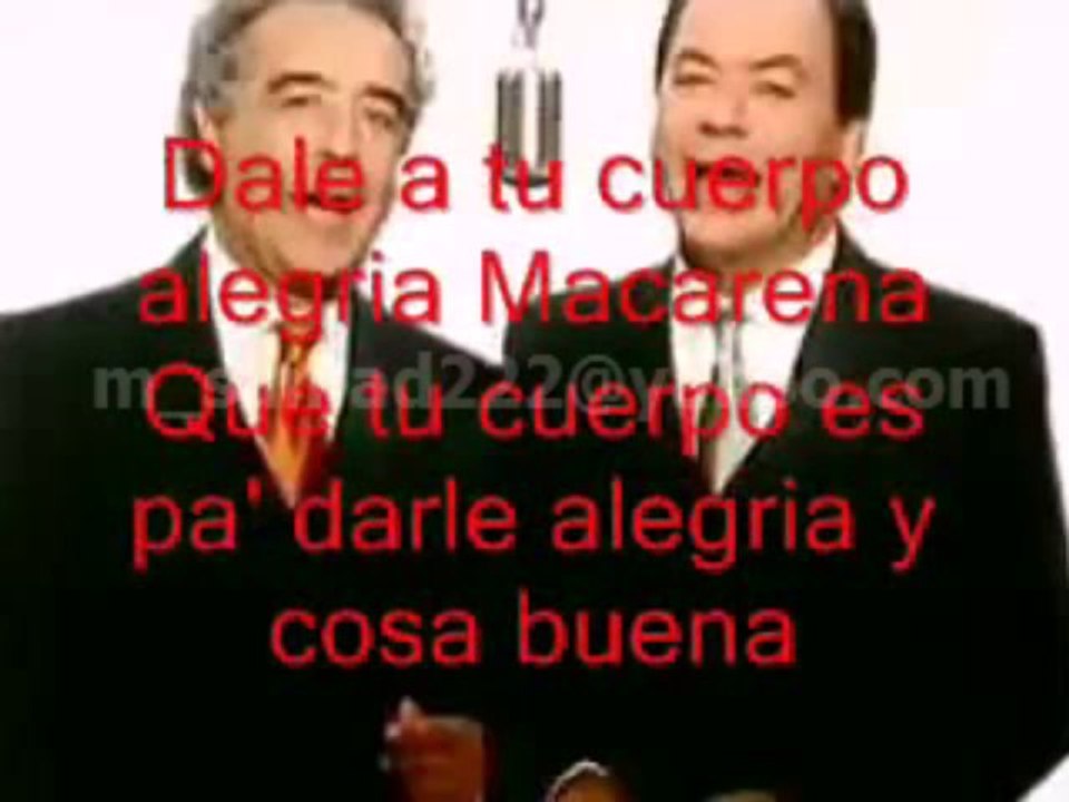 2 both song are copy orignal song is Macarena (Los Del Rio)