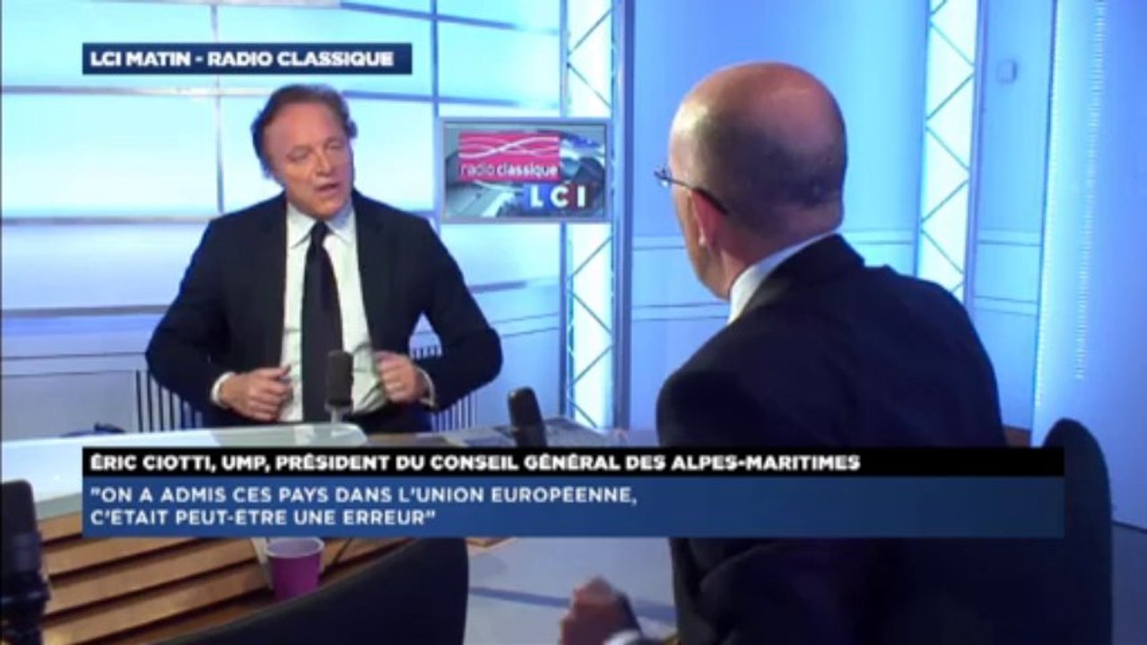 Éric Ciotti, invité politique de Guillaume Durand avec LCI