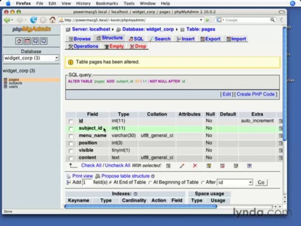 PHP Training - Relational Db - Part 51 - ViDHIPPo.Com