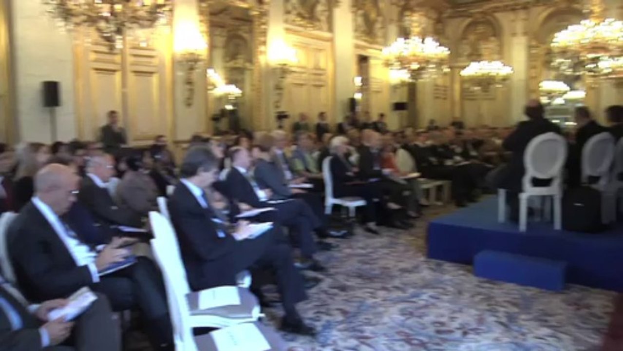 Présentation du rapport du GIEC, lundi 30 septembre 2013, Quai d'Orsay.