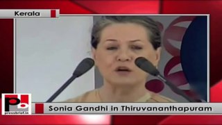 Sonia Gandhi: Zero landless project of Kerala govt is a historic