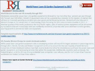 Garden Equipment & Power Lawn Market 2017