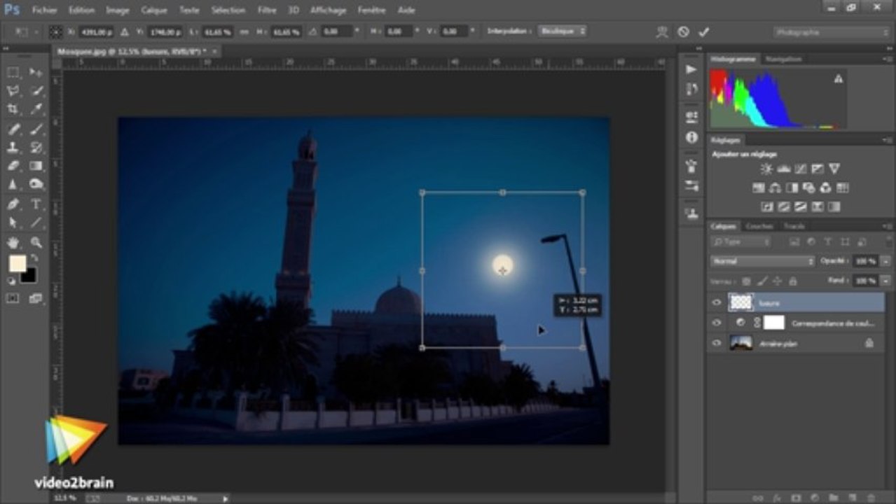 Photoshop CC: Créer une scène de nuit