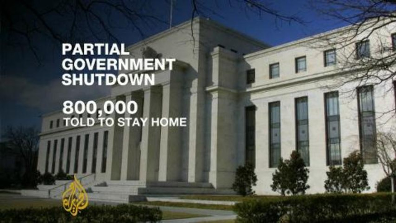 US government shutdown takes effect