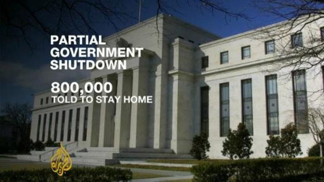 US government shutdown takes effect