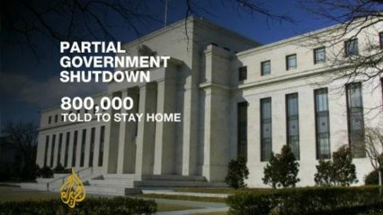 US government shutdown takes effect
