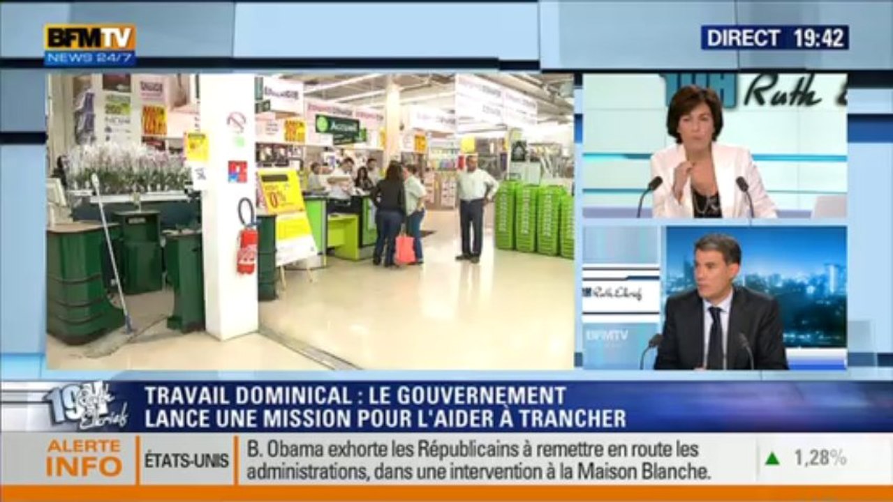 01/10/2013 Olivier Faure dans "le Face-à-face" sur BFMTV
