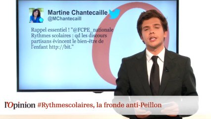 #tweetclash : #Rythmescolaires, la fronde anti-Peillon