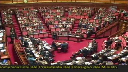Confianza para el Senado italiano