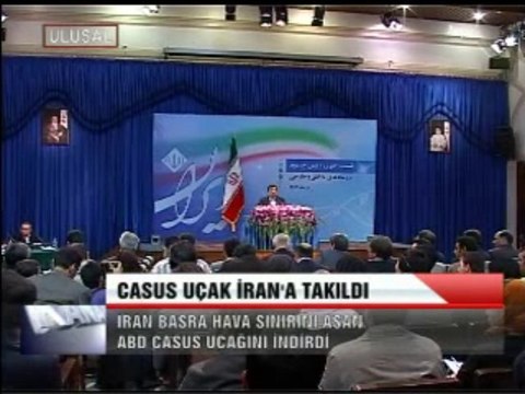 abd' Nİ CASUS UÇAĞI, İRAN' A TAKILDI