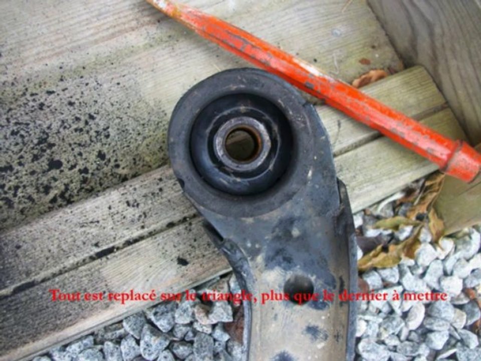 Tuto changement des silent-blocs de triangles de suspension