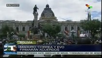 Pdtes. Correa, Maduro y Morales se reunirán en Cochabamba