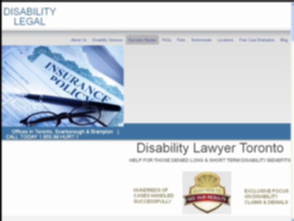 Short & Long Term Disabilty Claims Toronto | disabilitylegal