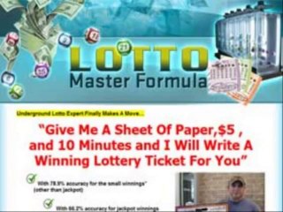 Lotto Master Formula Review + Discount