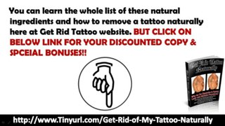 Get Rid Tattoo Naturally Book | Get Rid Tattoo Jason Carter | Get Rid Tattoo Naturally Quickly