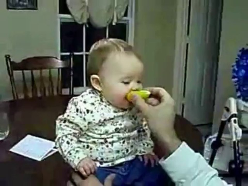 Baby Eats A Sour Lemon - Funny Videos at Fully :)(: Silly