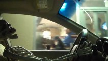 Skeleton driving at fast food Drive-through by night!!! Scary and Funny Prank!!