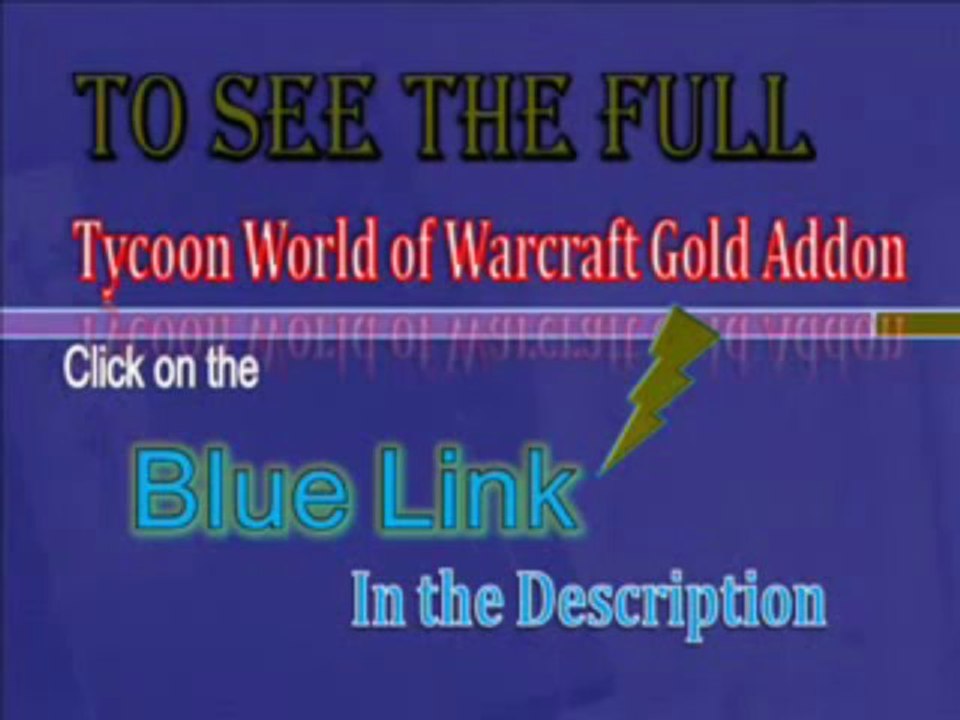 Tycoon World of Warcraft Gold Addon   YouTube
