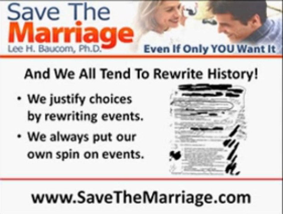 Save The Marriage Video 12:  What If My Spouse Doesn't Love