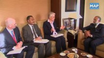 عبد الله باها يتباحث مع الممثل الخاص للأمين العام للأمم المتحدة للحد من مخاطر الكوارث