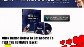 Text The Romance Back Examples - Text The Romance Back Examples BONUS