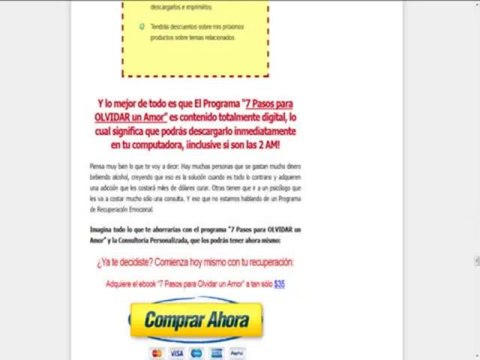 7 Pasos Para Olvidar Un Amor - E-book Novedoso