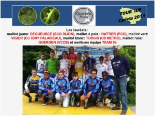 Remise des récompenses TIDF 2013