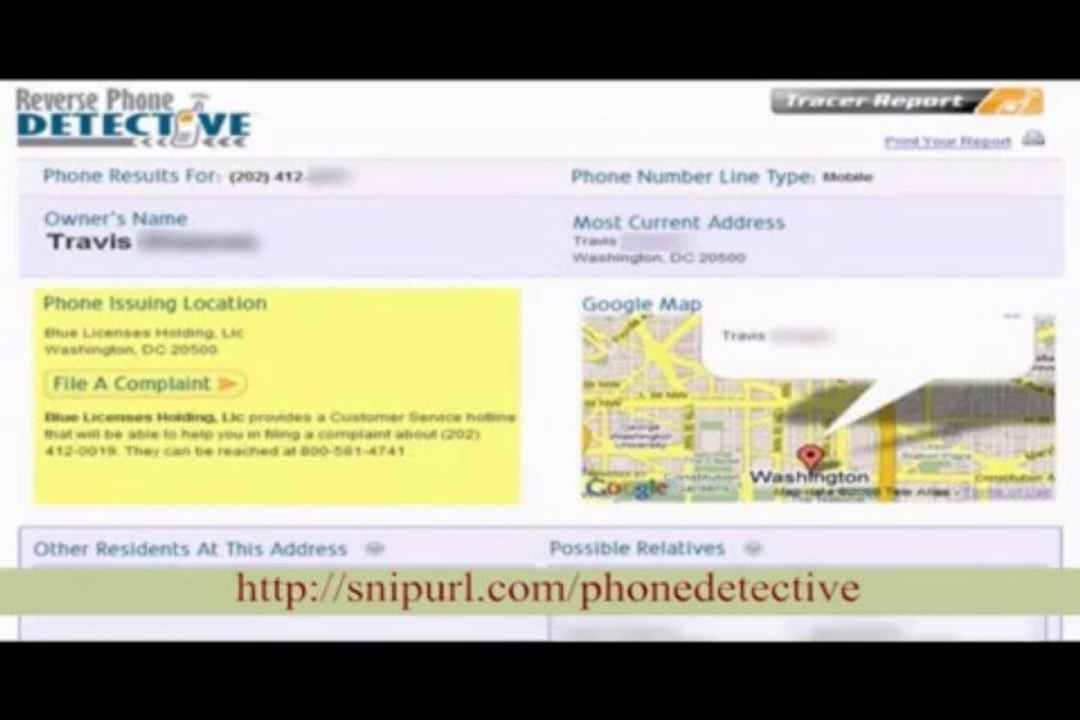 Reverse Phone Detective
