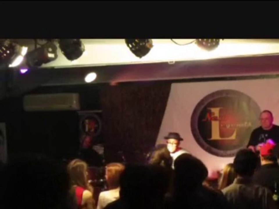 Wes Mackey in Croatia with Blues Train