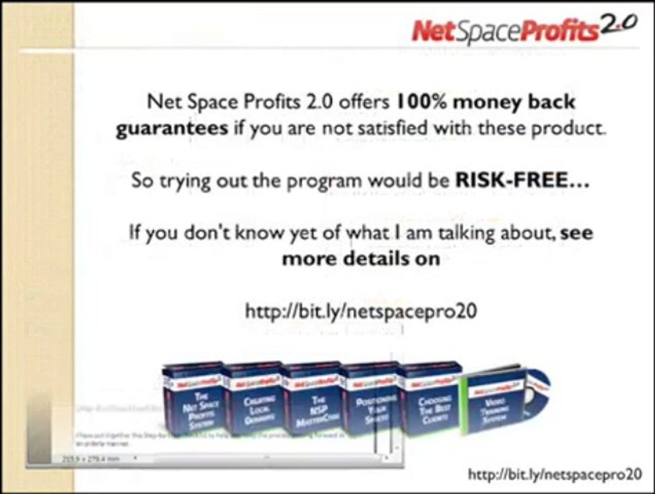 Net Space Profits 2.0 , Earning Money From Home?