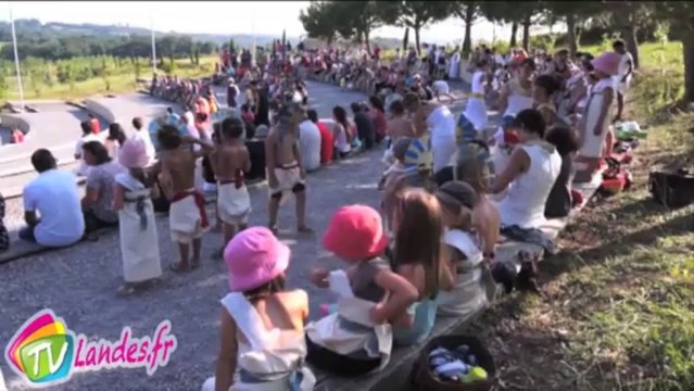 Spectacle au théâtre de Verdure à Gaas.