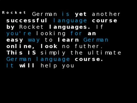 Rocket German Review - Learn German Online