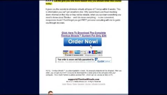 Ringing In Ears Treatment | Tinnitus Miracle Review