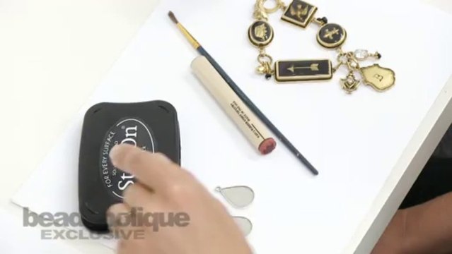 How to Rubber Stamp and Seal Flat Tags by Becky Nunn