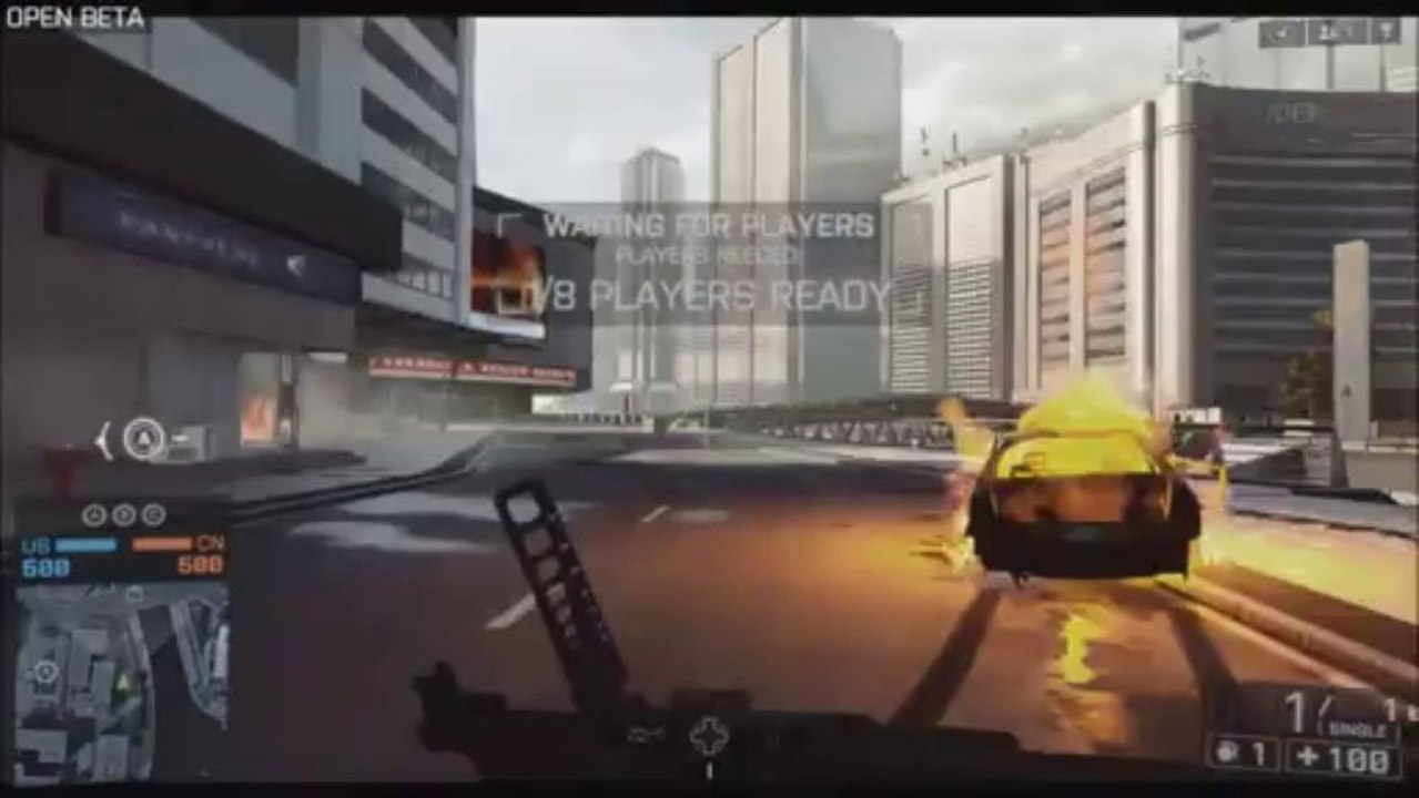 BATTLEFIELD 4 BETA Multiplayer  Conociendo el  mapa del modo conquest siege shangai
