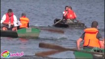 La course de barque à Seignosse.