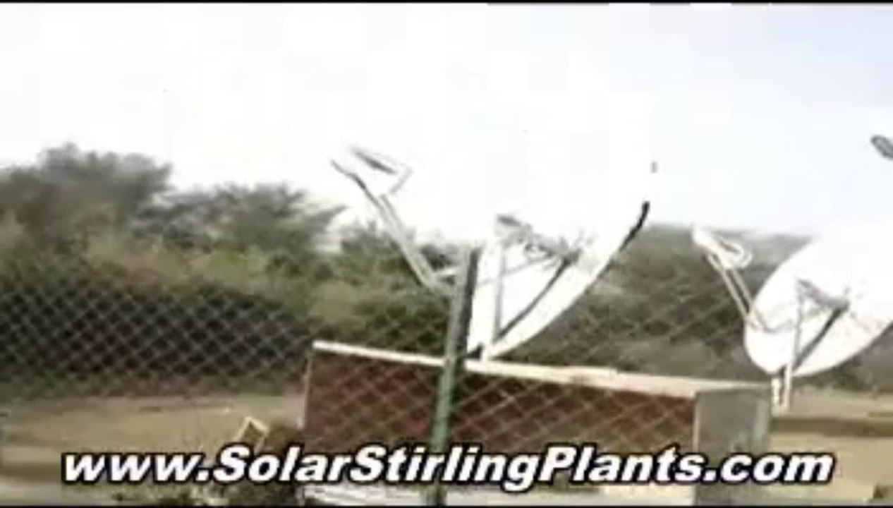 The Future In Renewable Alternative Energy, Solar Stirling Plant - Free Solar Energy