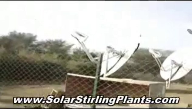 The Future In Renewable Alternative Energy, Solar Stirling Plant - Free Solar Energy