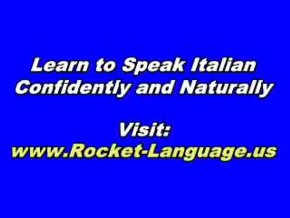 Learn Italian | Italian Language Learning Course from Rocket Italian