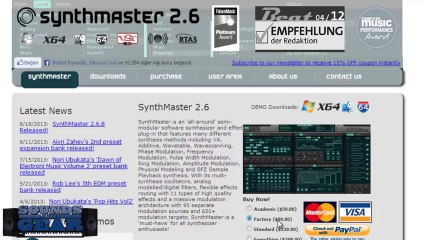 SynthMaster Demo: Exploring the factory presets