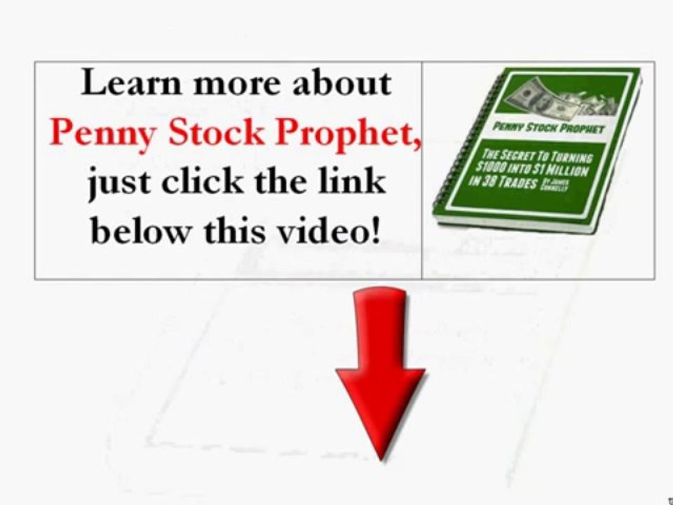 Penny Stock Prophet - Reviews about James Connelly System.