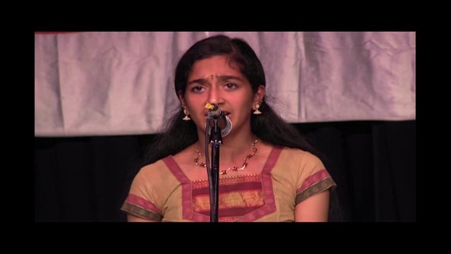 SAPNA 25TH ANNIVERSARY: LOCAL TALENT: FEATURED VOCALIST: APARAJITA ADIRAJU: ALAMELU MANGA NEE..
