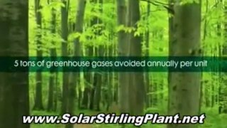 How To Create Electricity Using Solar Stirling Plant