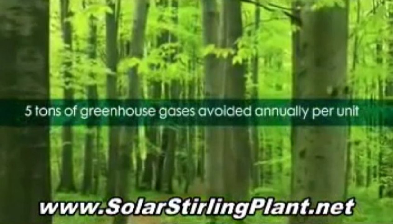 How To Create Electricity Using Solar Stirling Plant