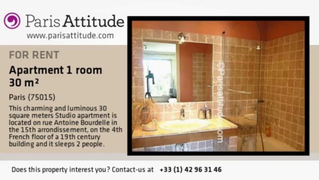 Studio Apartment for rent - Montparnasse, Paris - Ref. 2394