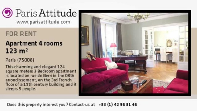 3 Bedroom Apartment for rent - Champs Elysées, Paris - Ref. 3930