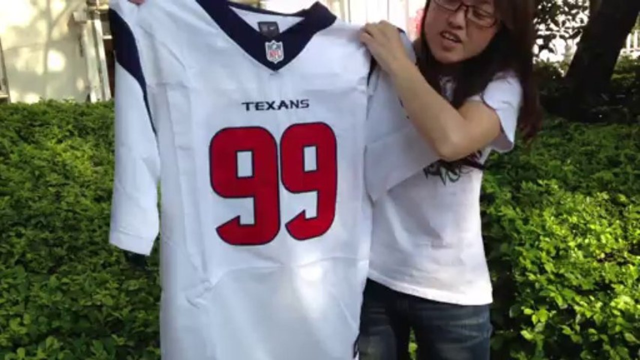 Nike Houston Texans 99 Watt White Elite Jersey Caps-Sell.org/